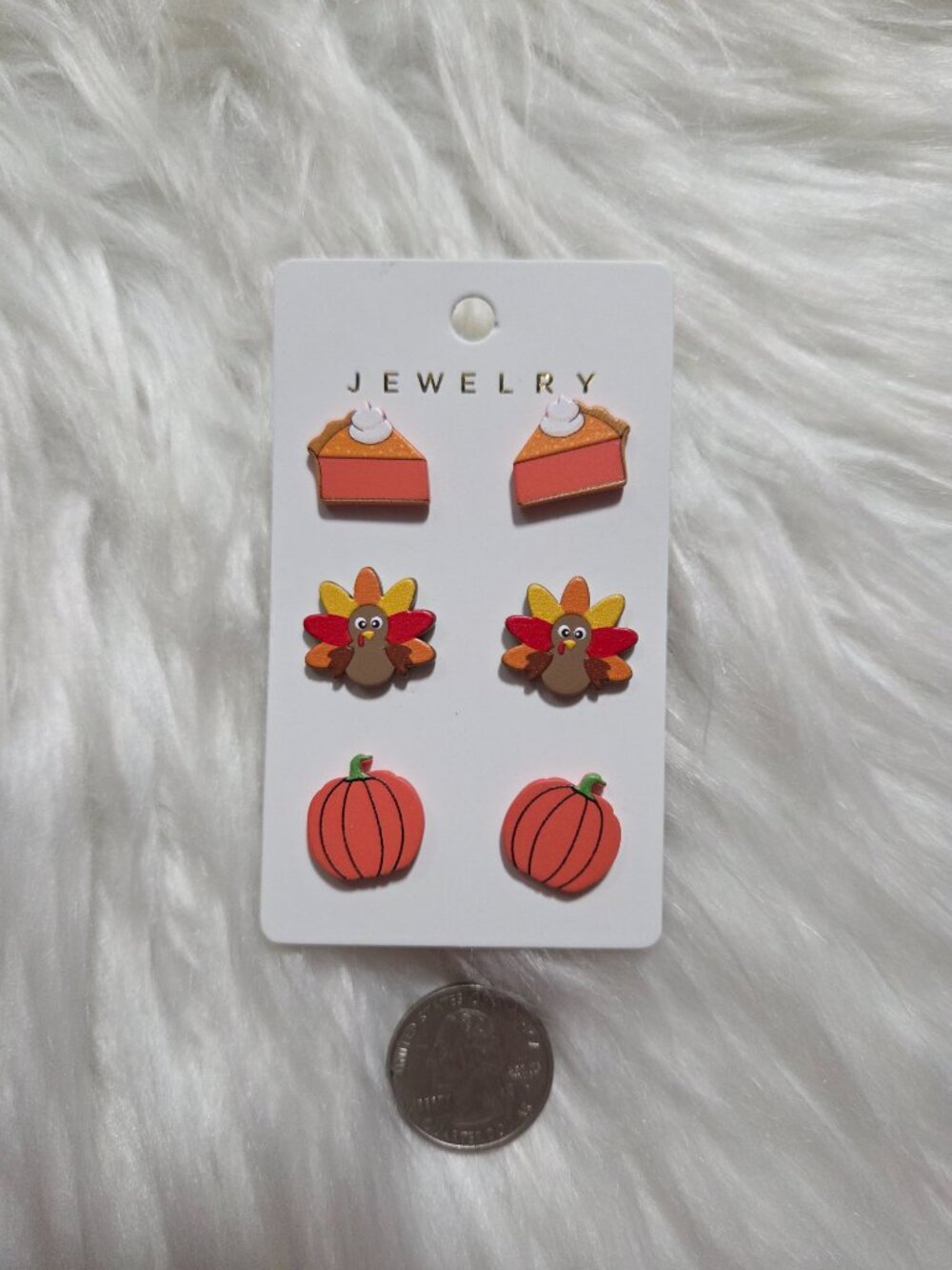 Fall/Thanksgiving Stud Earring Set - Picture 3 of 6